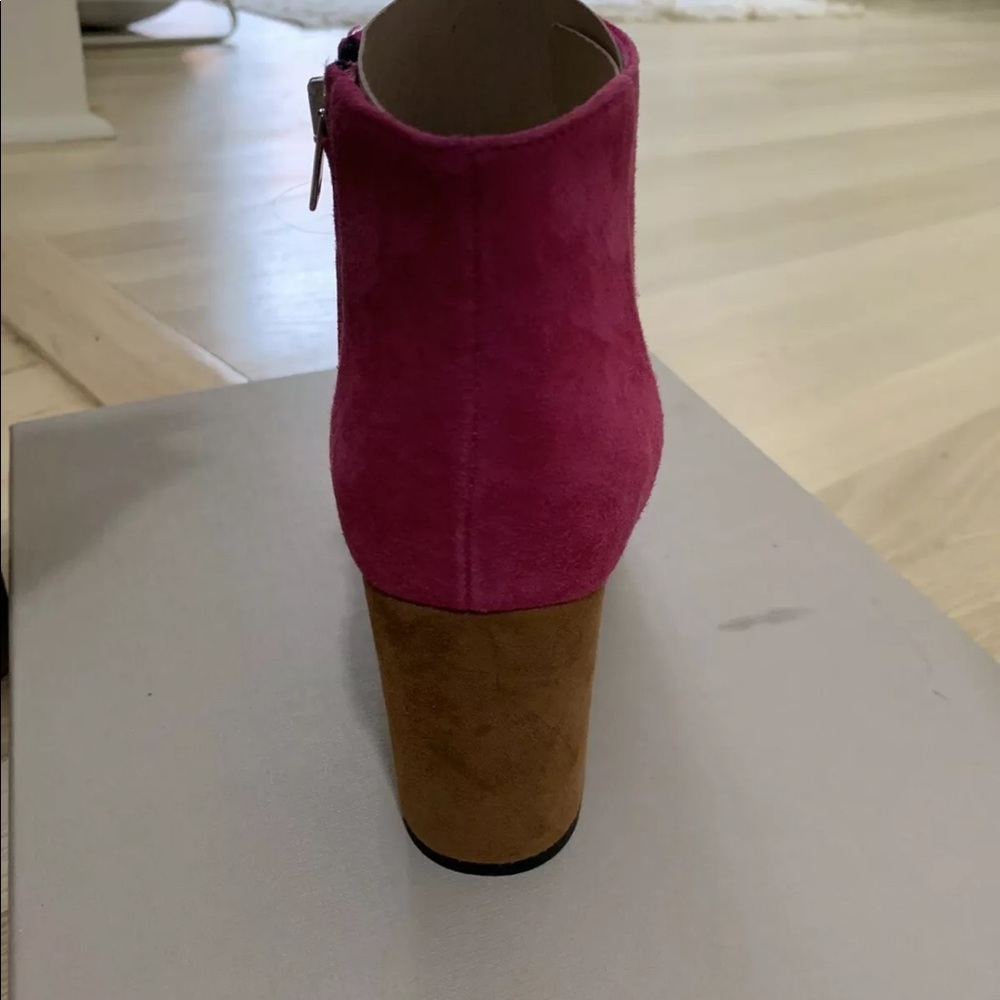 Marni ankle boots- New in box- fuschia//brown - Picture 3 of 5